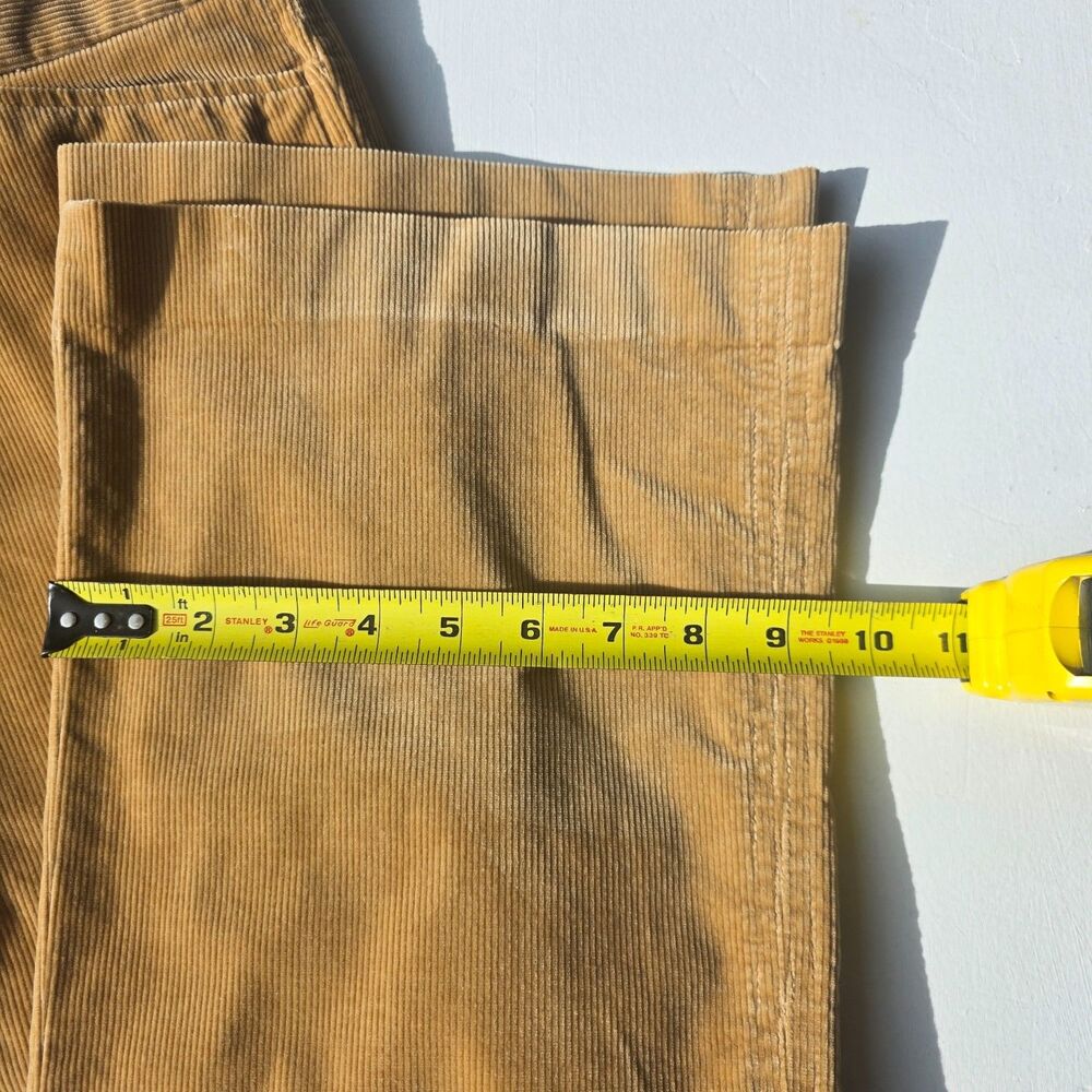 Vintage 90s Corduroy Jeans Saks Fifth Avenue 10P, Wide Leg, Pockets, EUC Y2K - Picture 14 of 15